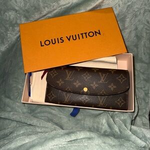 Louis Vuitton Brown and Gold Monogram Wallet